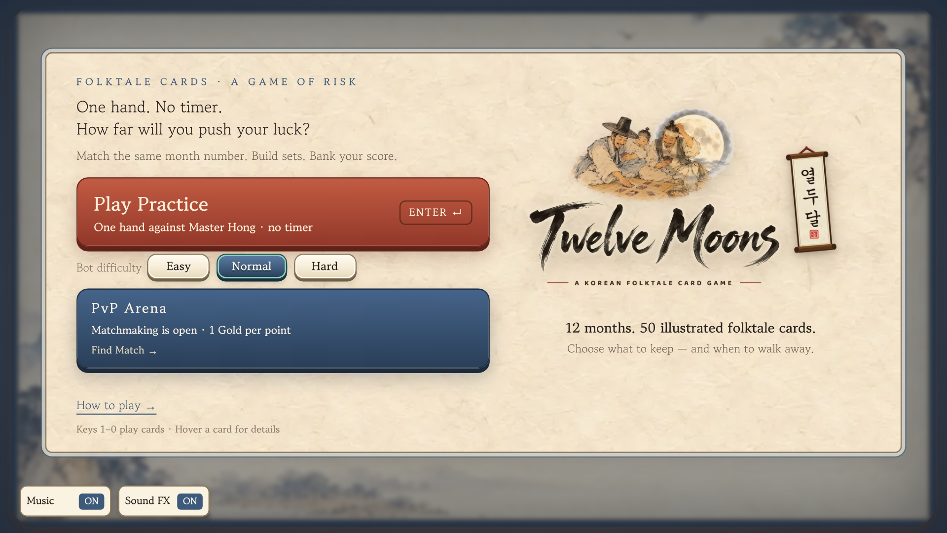 Twelve Moons: A Korean Folktale Card Game by hyunary