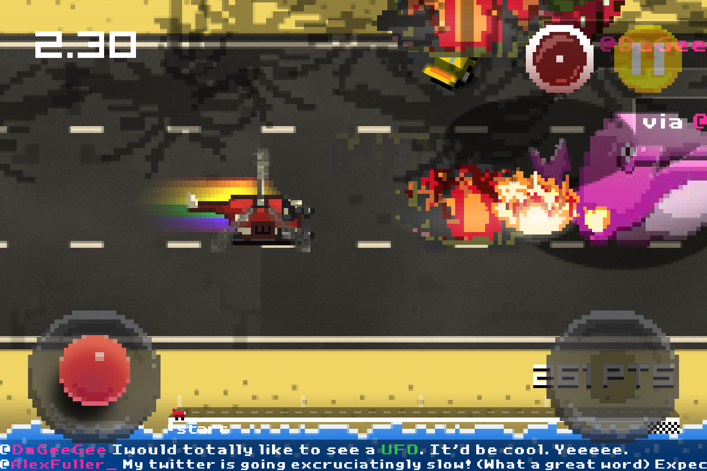 Embed Arrow Tree Tweet Land: Route 140 by Tree Interactive