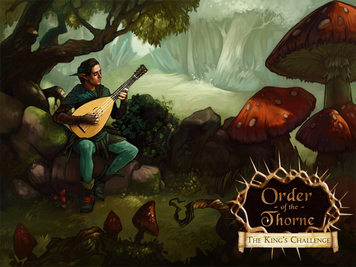 Cover image for The Order of the Thorne: The King's Challenge