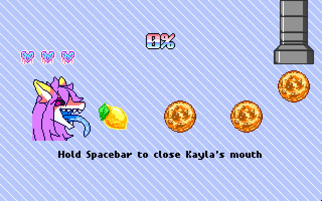 Running Exercise Sprite Snackline (DOS) by Hevanafa