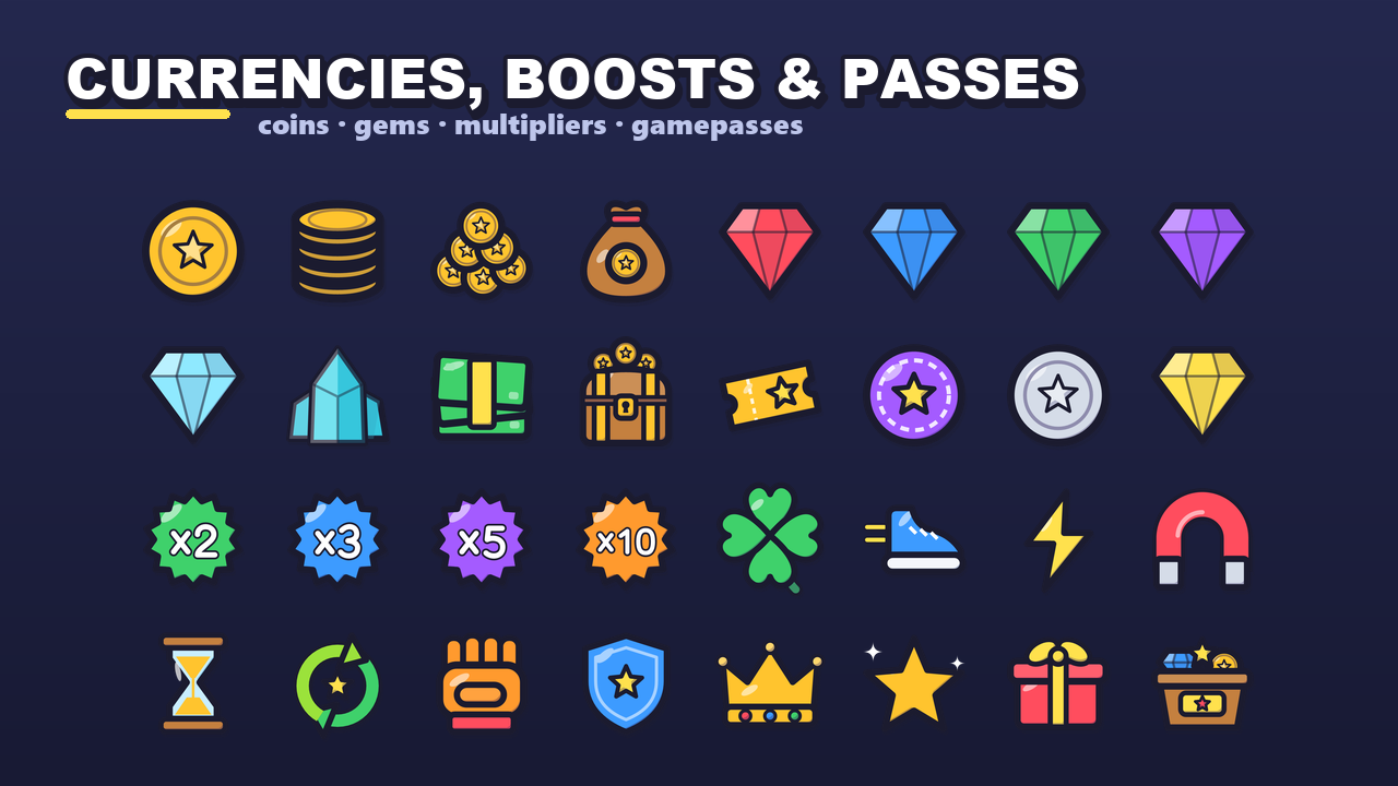 Free Simulator. Shop Icon Simulator Icon Pack for Roblox - 226 Cartoon Game Icons (SVG + PNG) by ...