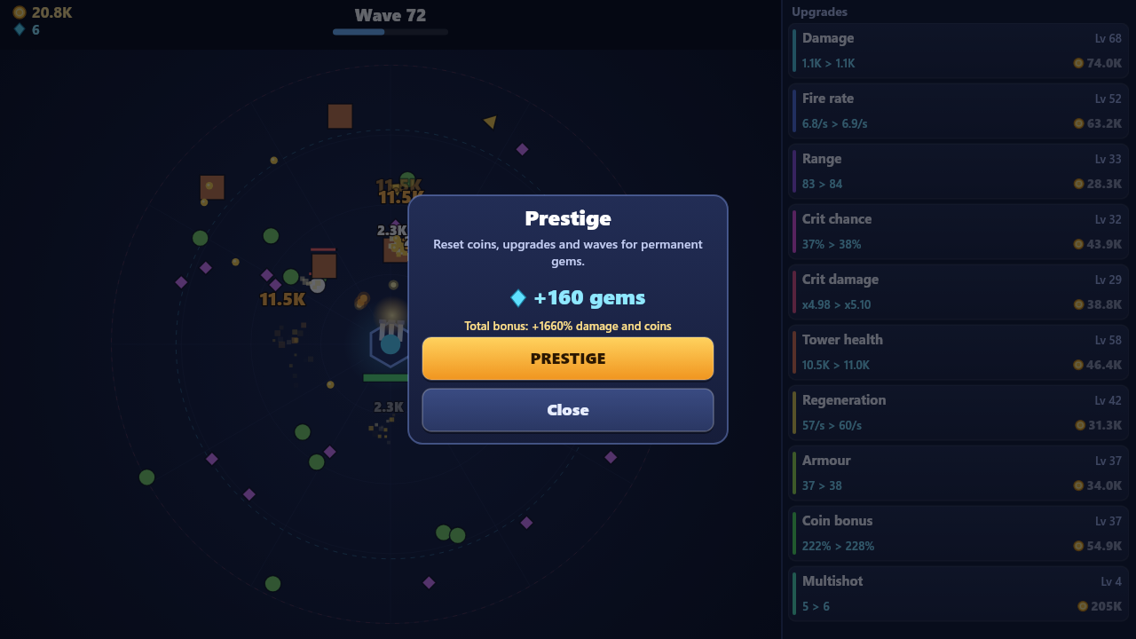 Idle Tower Defense - Free Playable Demo by kibbitz