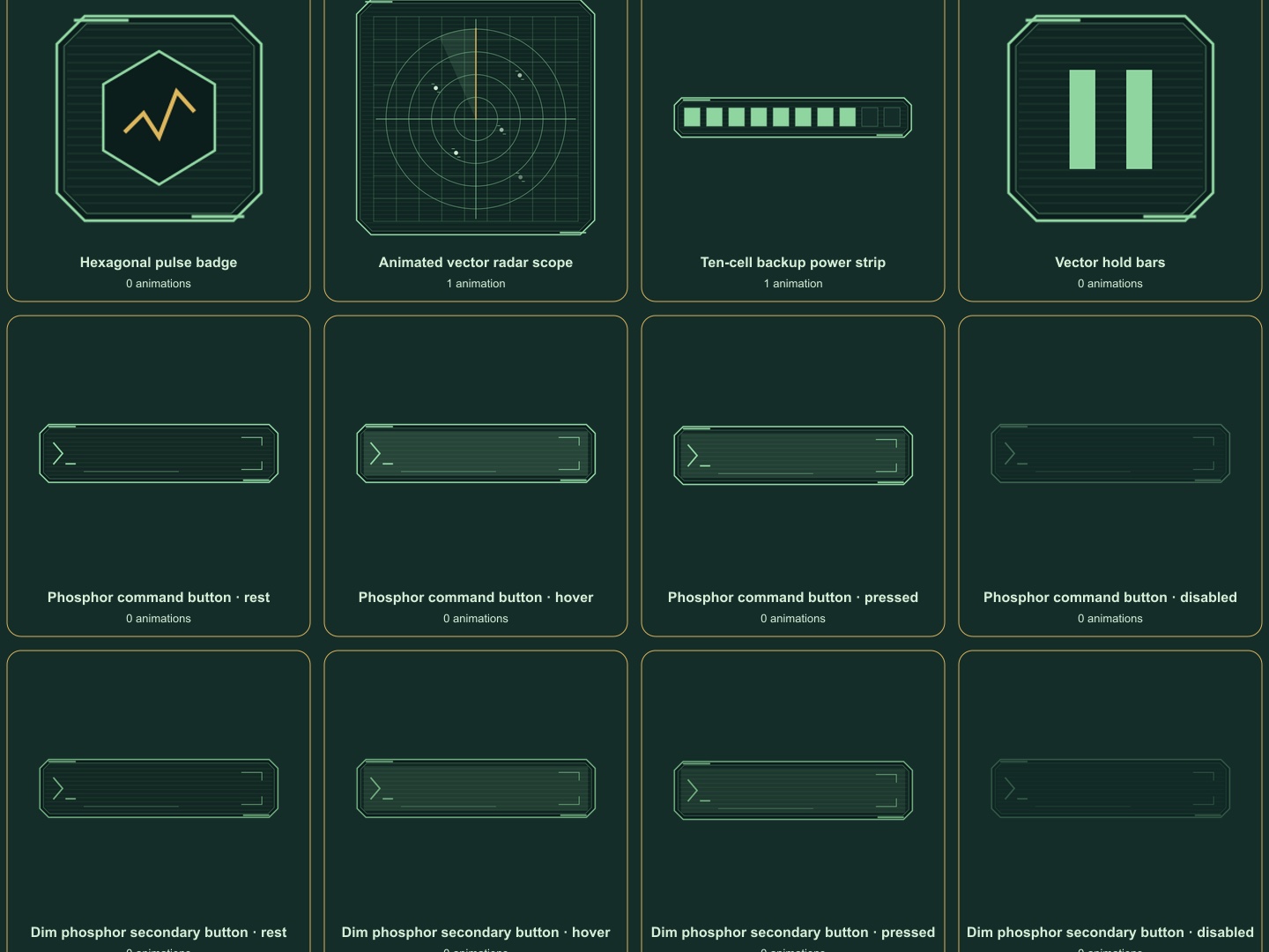Vectorline Terminal UI by brightridge