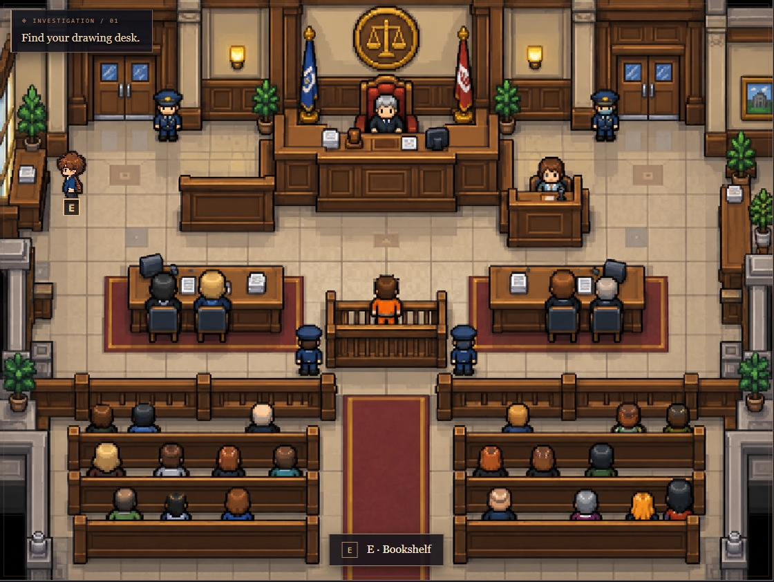 The courtroom sketcher (Prototype) by HyperAki29