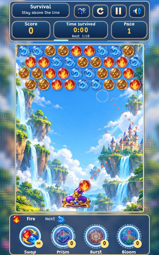 Elemental Bloom: Bubble Puzzle screenshot 4