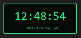 Simple Clock by kevin60