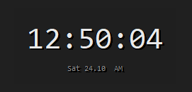 Simple Clock by kevin60