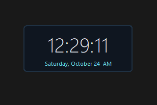 Simple Clock by kevin60