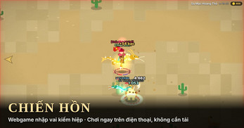 Chiến Hồn, Webgame kiếm hiệp screenshot 1
