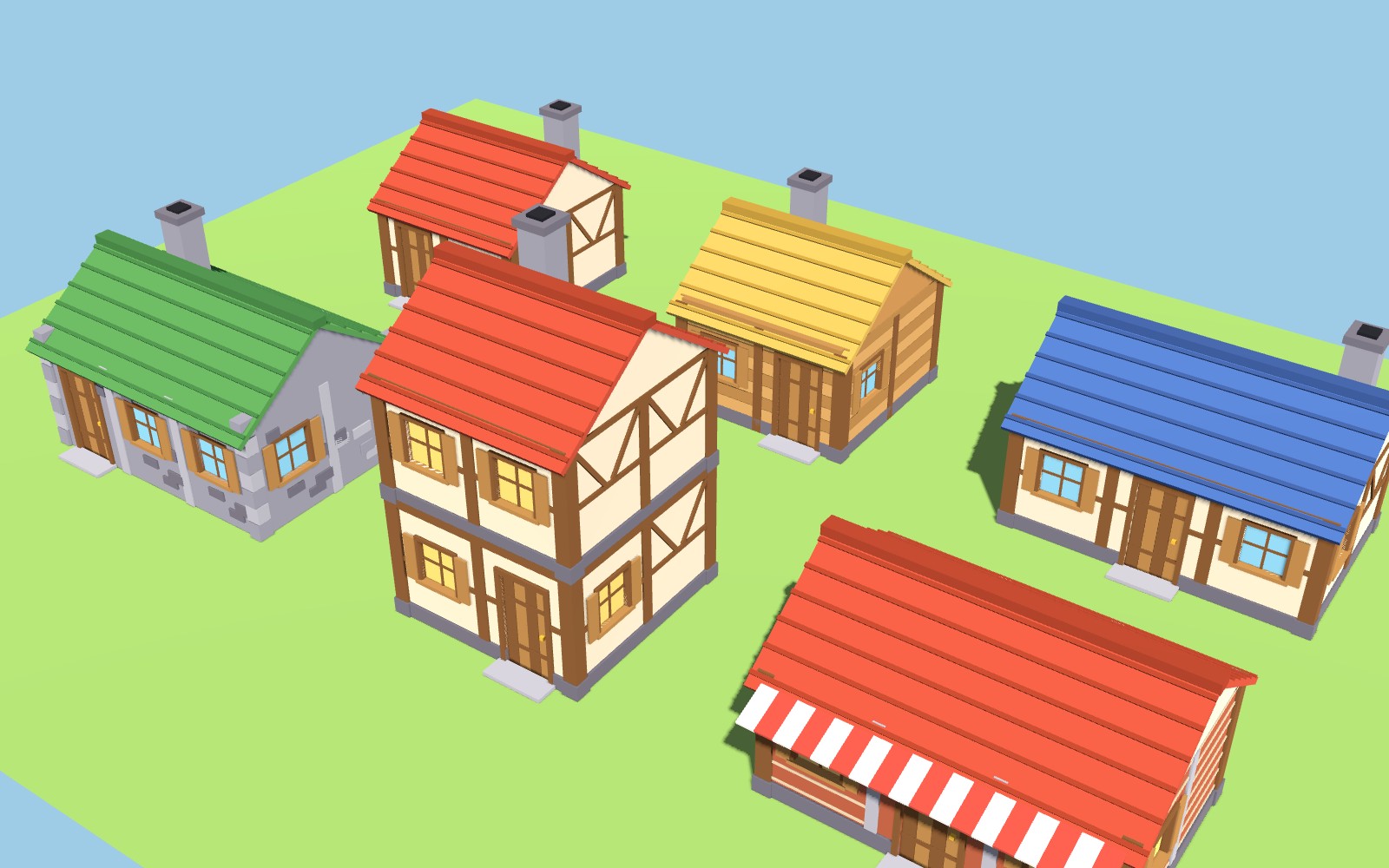 Fixed Asset Count Icon Mossgate - Cozy Low-Poly Village Kit by ami1342