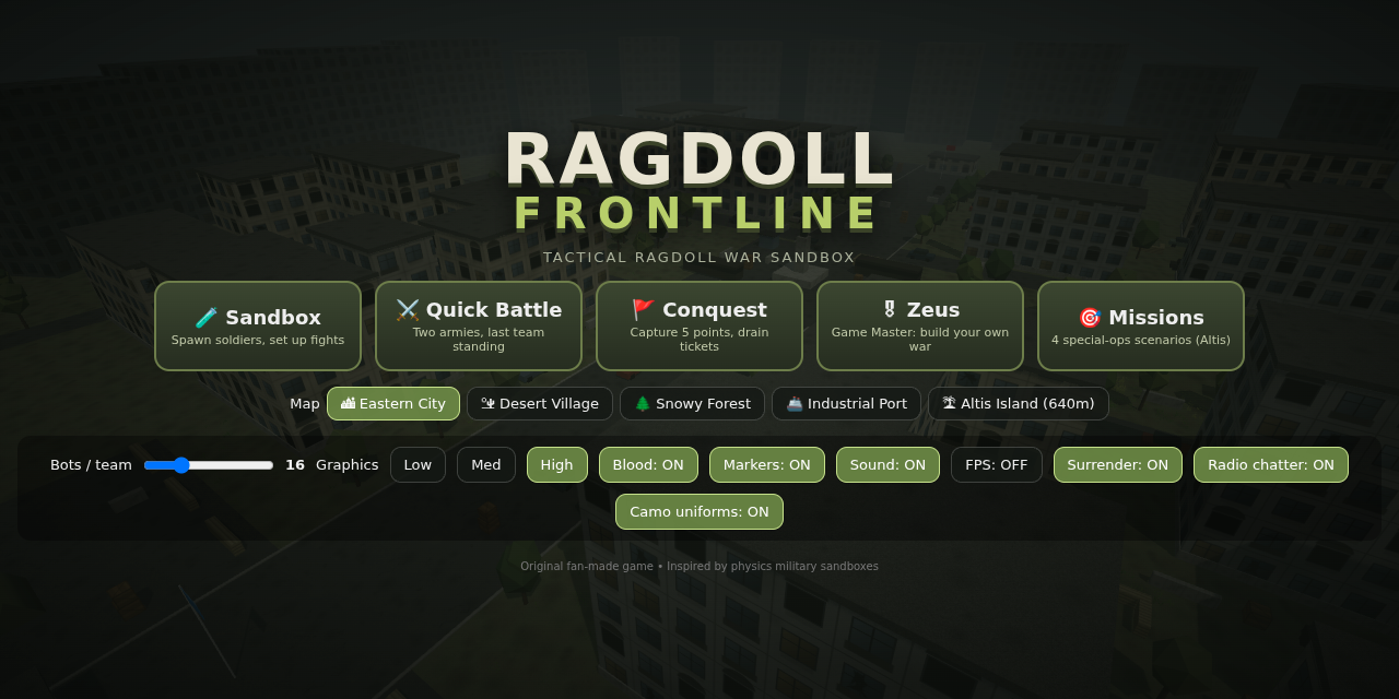 Ragdoll FRONTLINE by TheMilitarySimularper