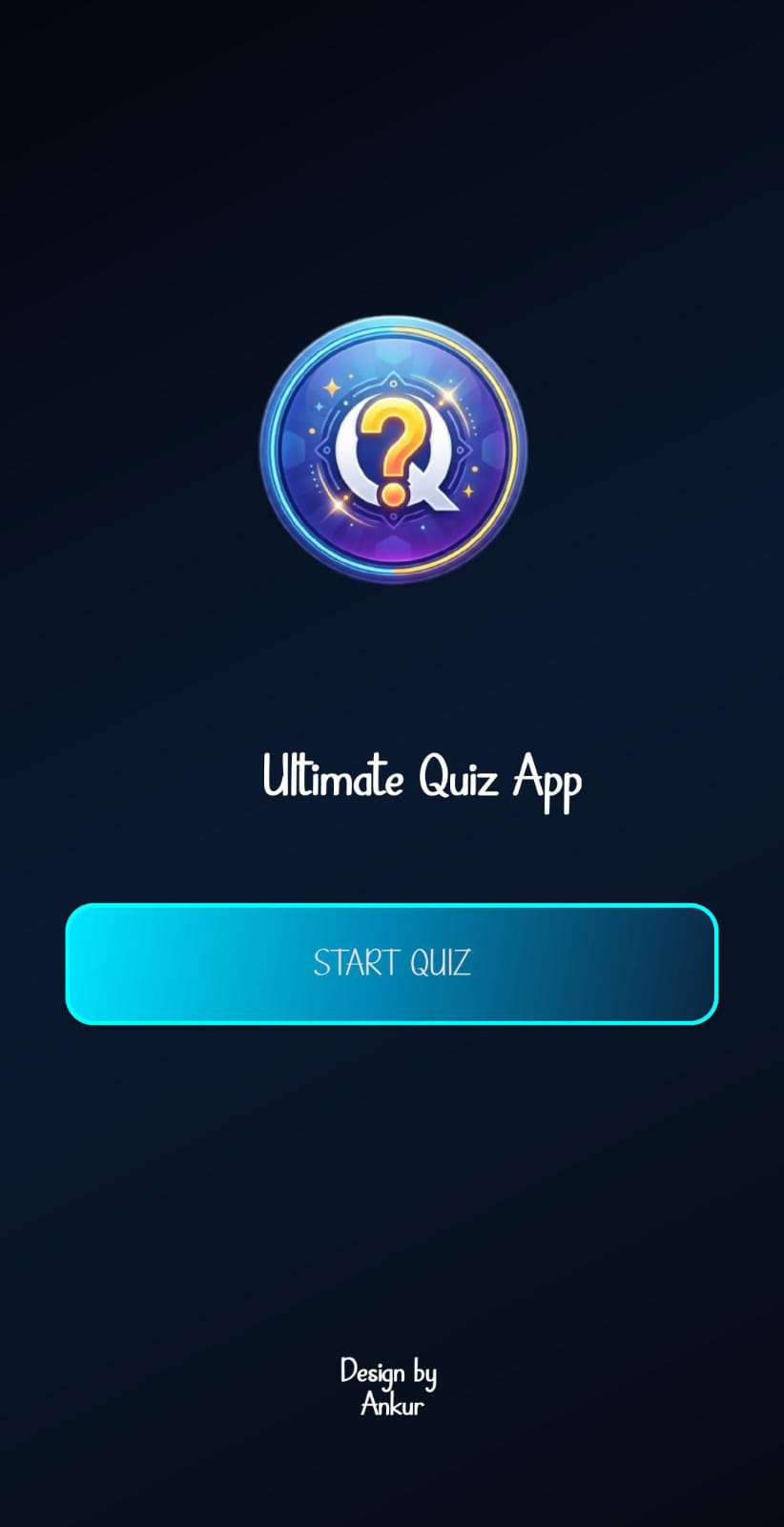 Quiz App v1.0 Released for Android! - Quiz App by AnkurSinhaGames