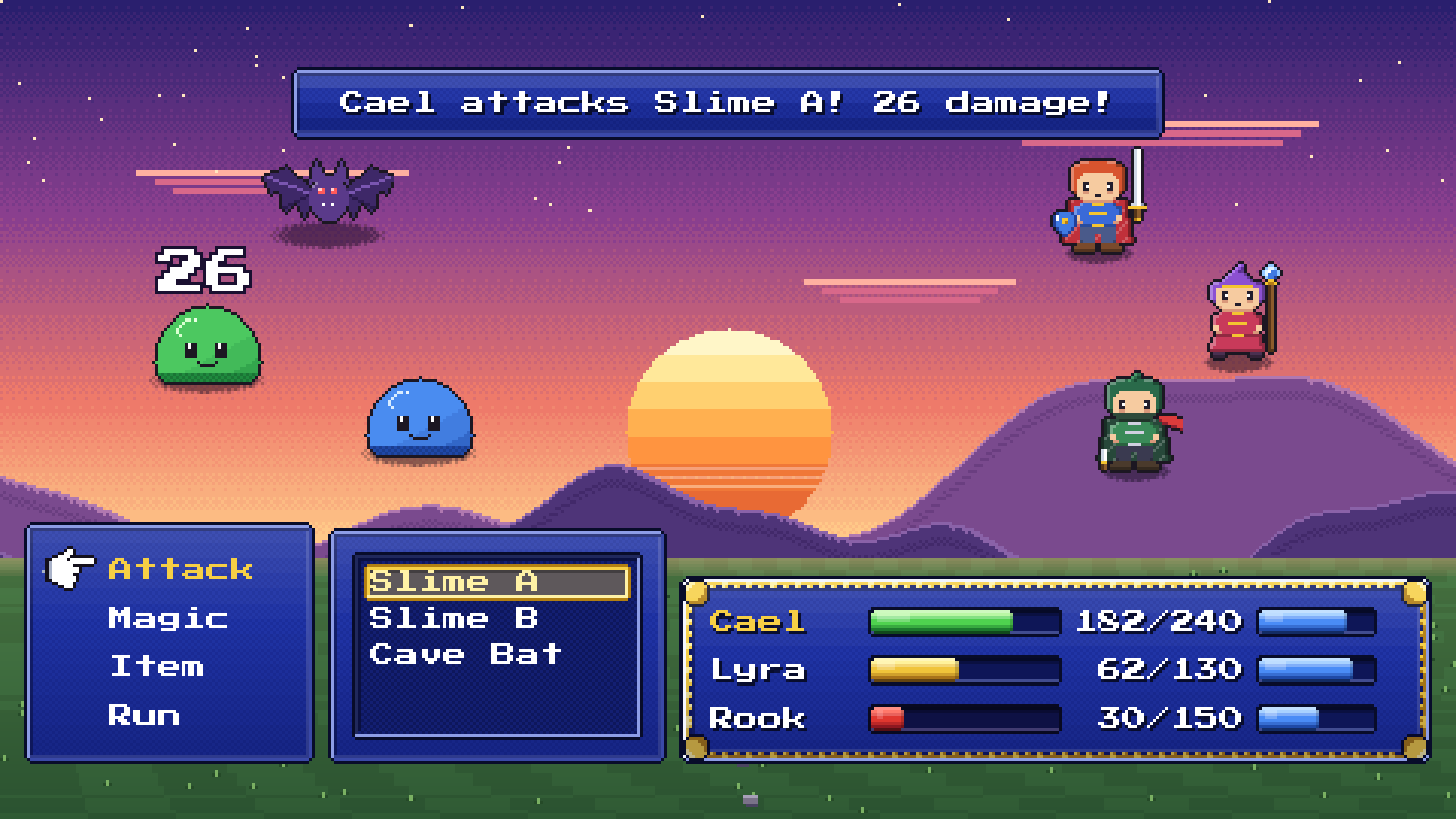 Generic Ui Component Graphics Retro JRPG UI Theme for Godot 4 by EazyDstudio