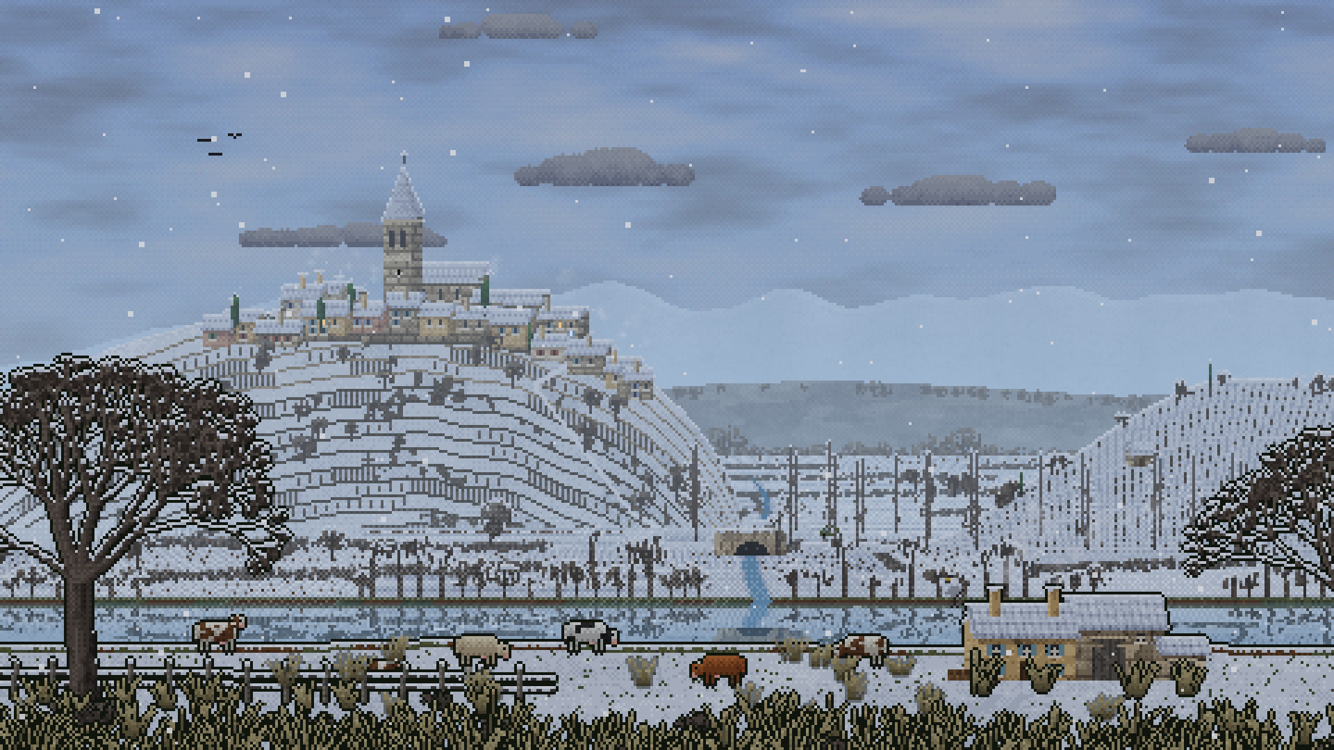 Redrawn French Countryside 1.0.1: redrawn, with vineyards, cows and ducks ...
