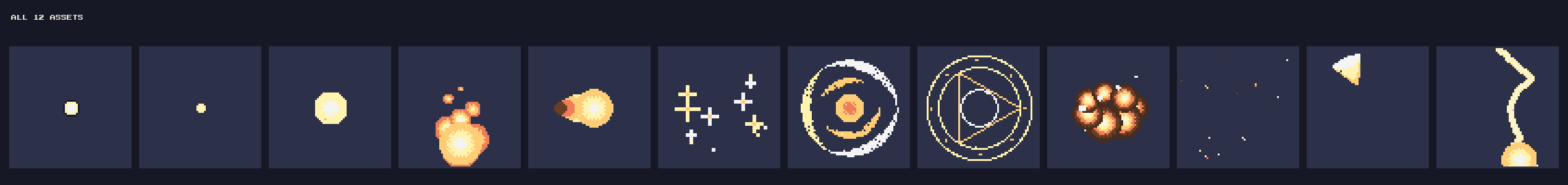 Coin Shower VFX: 12 Animated Pixel Coin Effects (88 Frames) by falvey