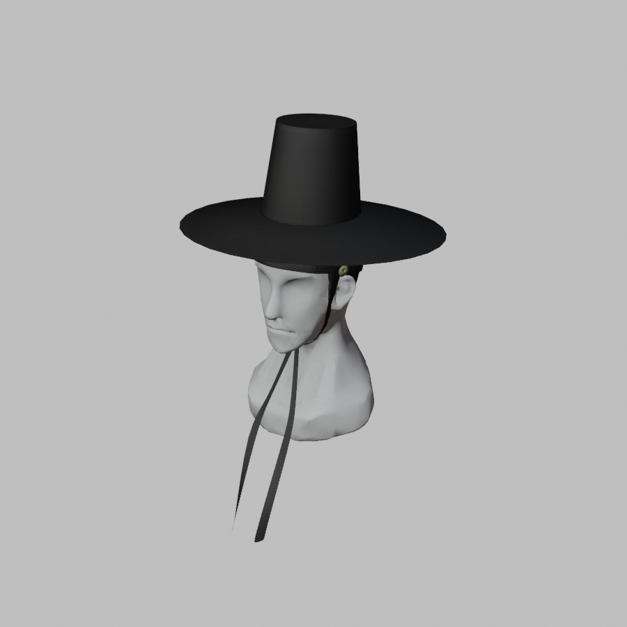 Korean Traditional Hats & Hairstyles — FREE Sample (Gat + Jjok-meori ...