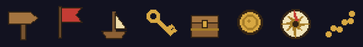 Quest Terminals Icon Quest & Map Icons Pack — Pixel Art RPG Map & Quest Markers by bobkingg