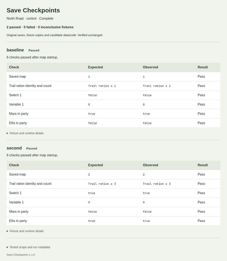Save Checkpoints for RPG Maker MZ by Luxore Tools