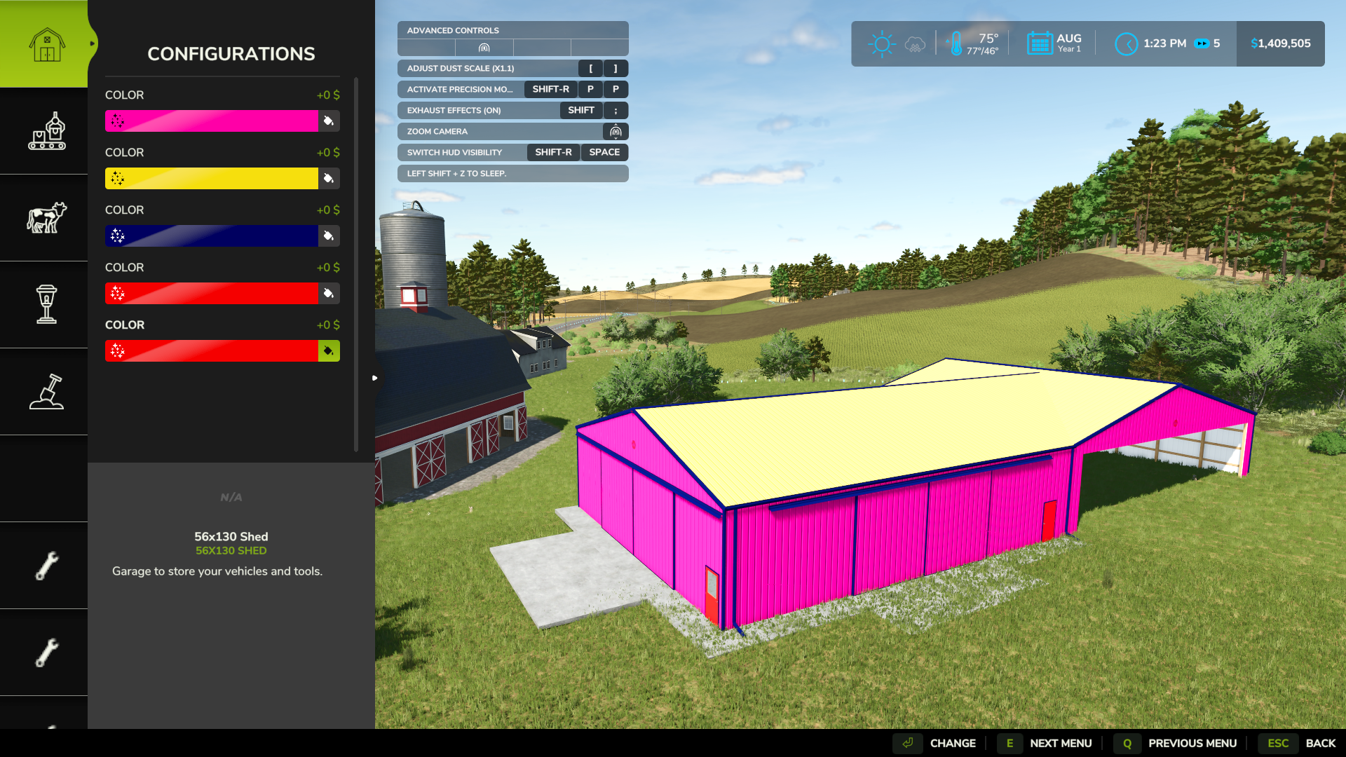 FS25 Placeable Color Picker Fix by Just Joe