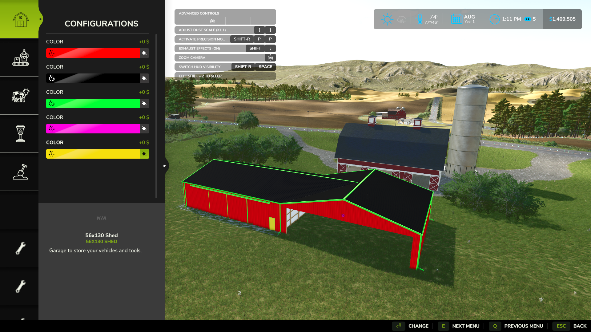 FS25 Placeable Color Picker Fix by Just Joe