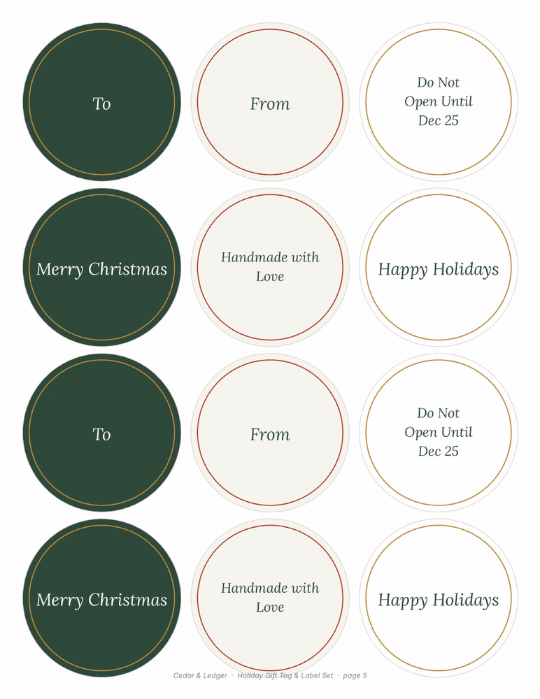 Sample Text Informative Free Printable Holiday Printables Bundle 2026: Christmas Planner, Black Friday Planner ...
