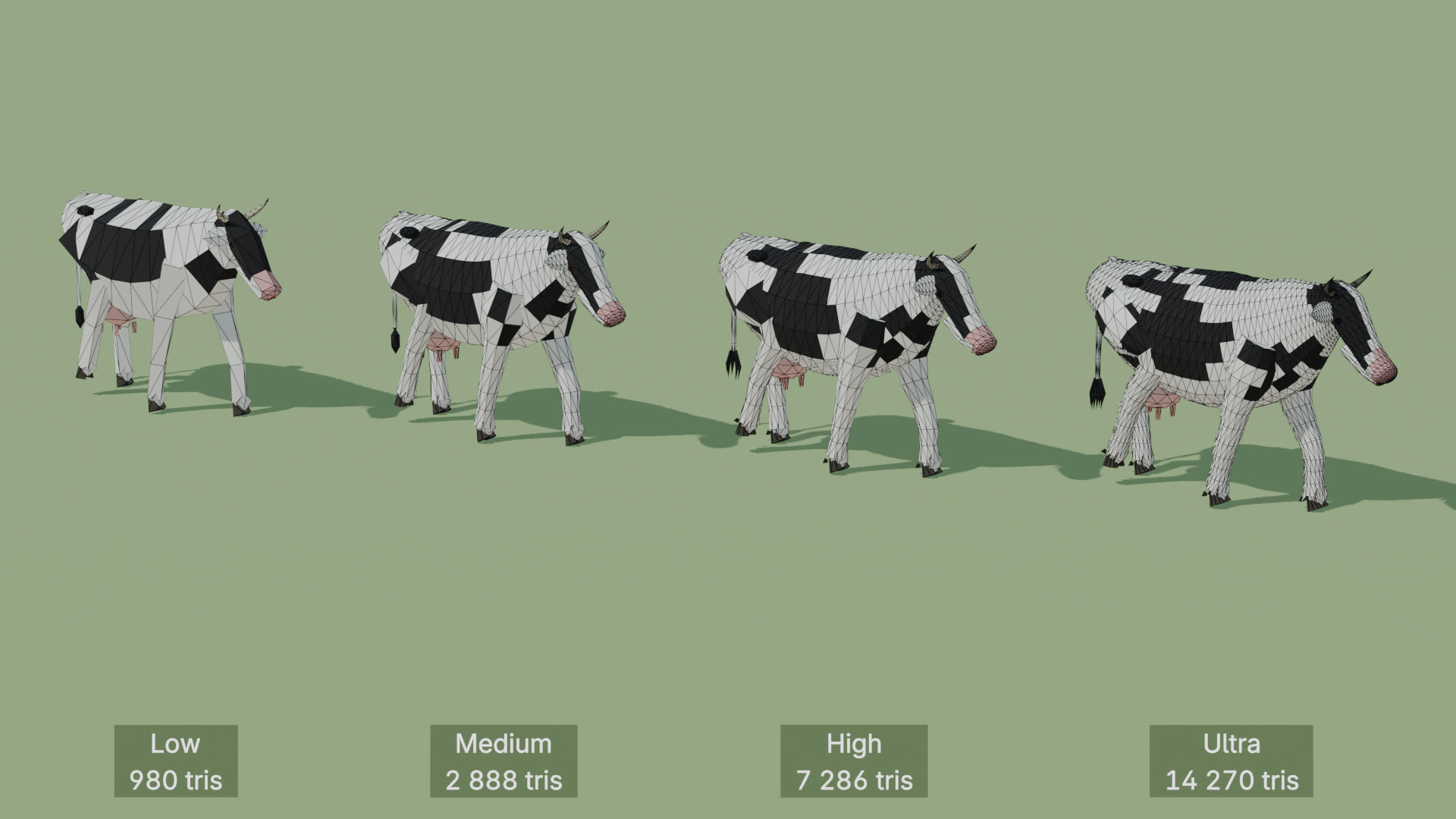 Low Poly + Realistic Creatures Bundle - 114 Models by Romandy