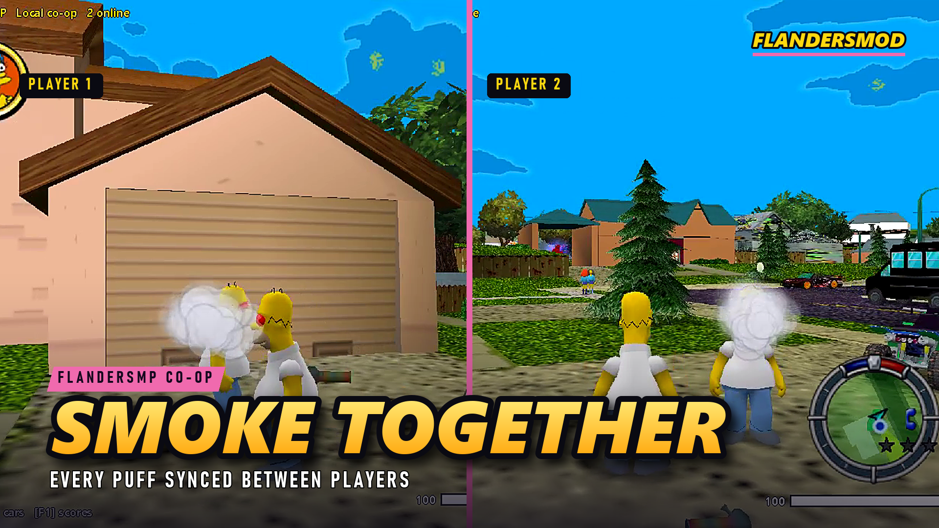 Run By Tag FlandersLauncher – The New Simpsons: Hit & Run Multiplayer by DewsmokeTV