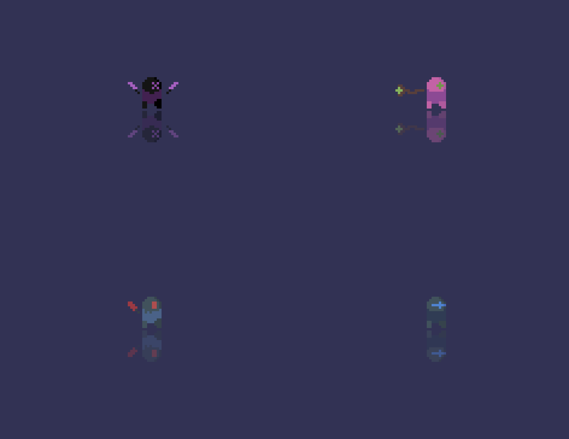 Tiny Enemy Bots – Pixel Art Enemy Pack by Fixels