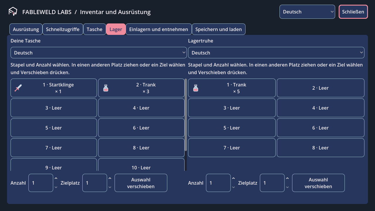 Fable Inventory Inventory & Equipment for Godot by Gordon Hinchen