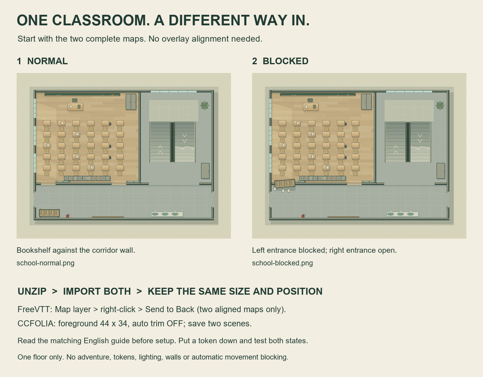 Free playtest: Japanese school map with two matching states - Release ...