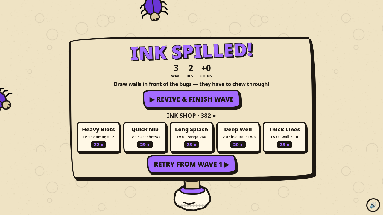 Inkwall Idle Defense by notagamedev-studio