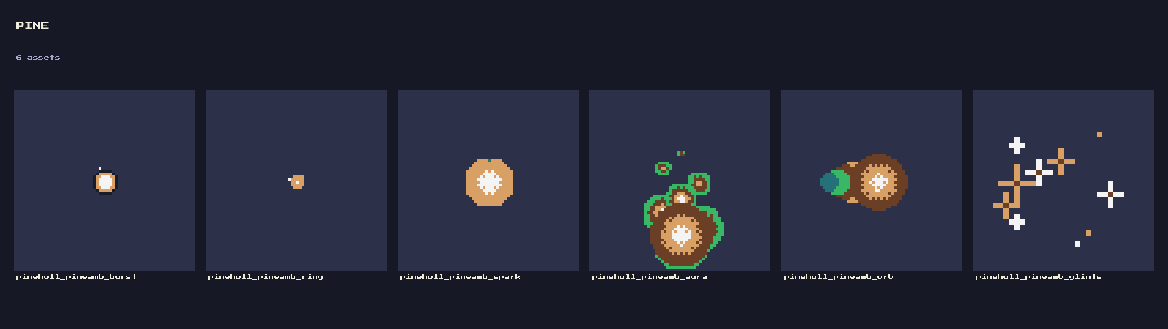Frame Pixilated Pinehollow Ambience: 12 Animated Pixel Pine Ambient Effects (88 Frames ...