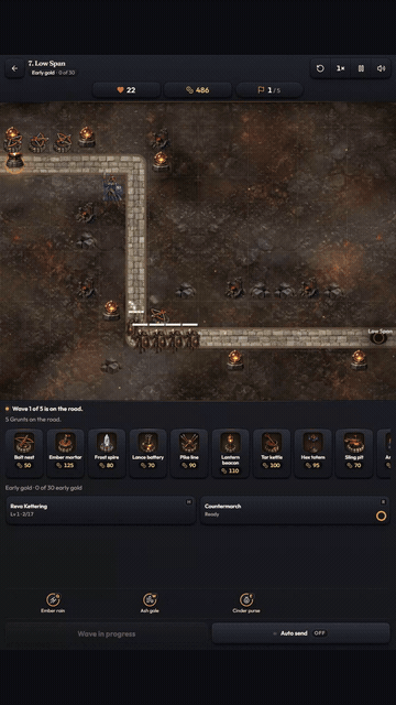 Cinderline — fantasy tower defense for browser, Windows and Linux ...