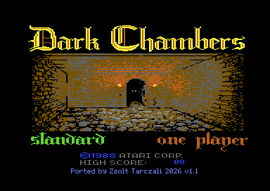 Commodore User Port DARK CHAMBERS – Commodore 64 by RetroBoj