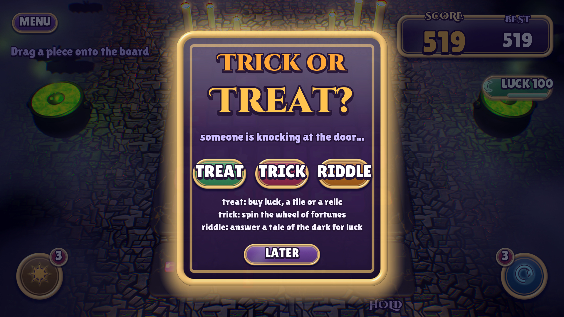 Wyrd Hands: Block Puzzle by OakwyrdTales