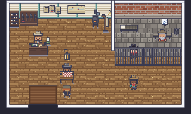 Wild West Town - Top Down RPG Tileset [16x16] by bubbabba