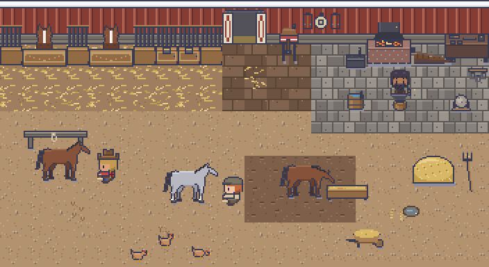 Wild West Town - Top Down RPG Tileset [16x16] by bubbabba