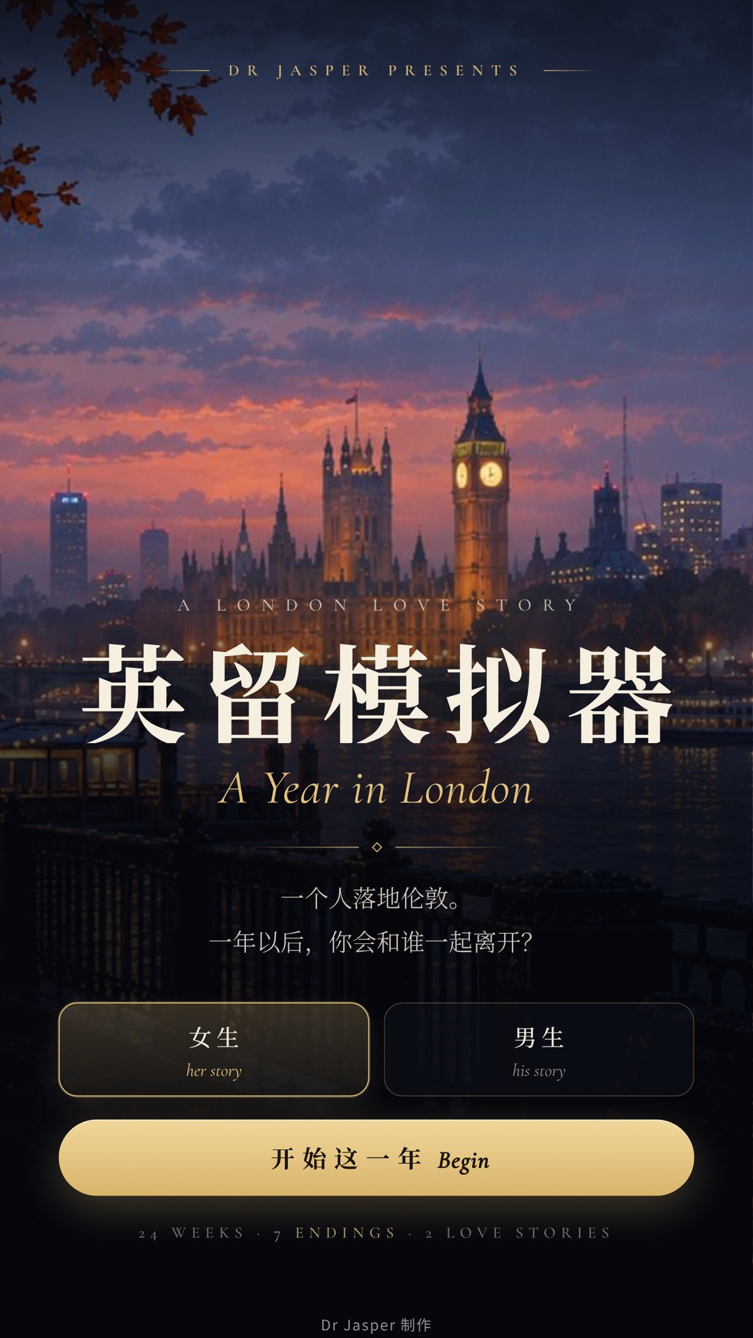 Doctor Developing 英留模拟器 by Dr Jasper