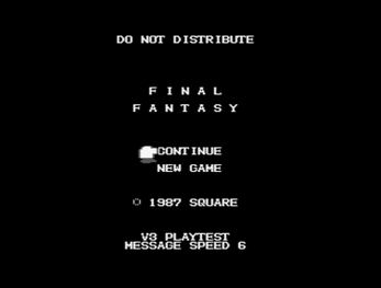 final fantasy c64 title screen