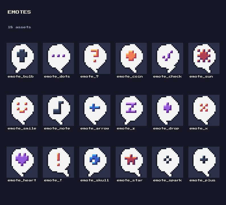 Ghost Whisper: 18 Animated Pixel Ghost Whisper Emote Bubbles by falvey
