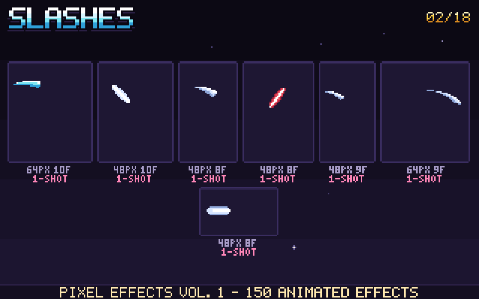 Animated Pixel Effects - Vol. 1 by CipriEnt