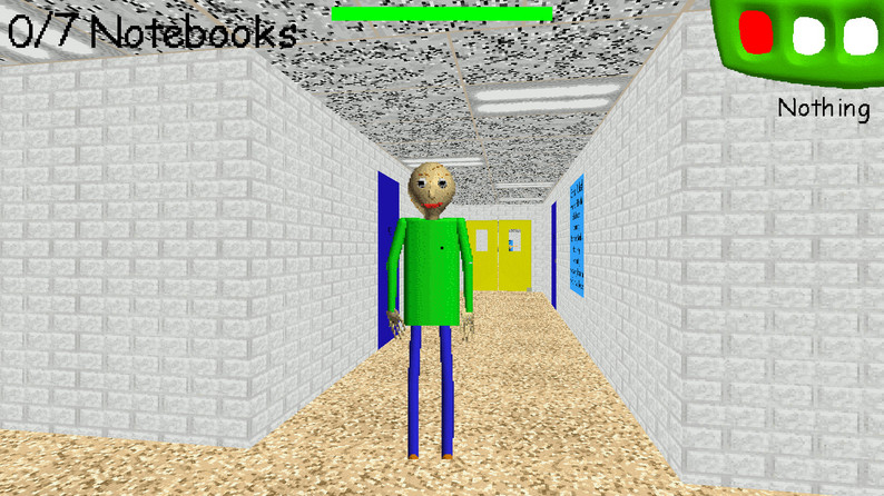 Baldi's Basics But You Can't Die. by oofy