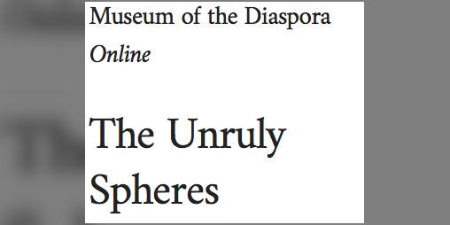 Cover image for The Unruly Spheres