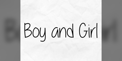 Cover image for Boy and Girl