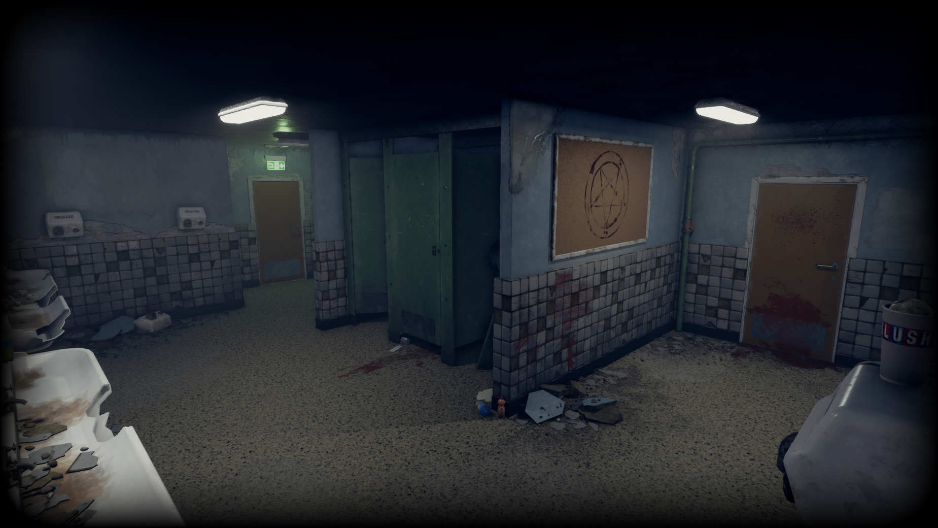 Horror Bathroom by DKingRowan for SFASX Environment Art itch.io
