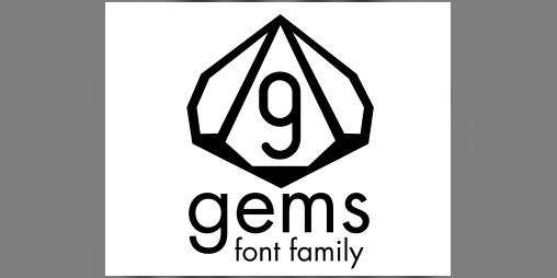 Cover image for gems font family