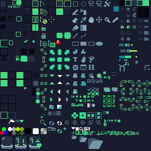 Screenshot 10 for Aseprite Wild Night Theme