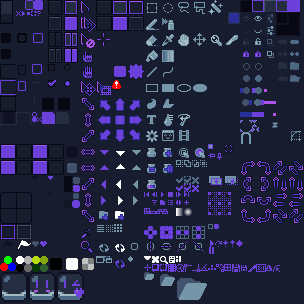 Screenshot 4 for Aseprite Wild Night Theme
