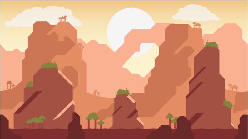 5 Platformer Backgrounds Pack By Inllusion Studios