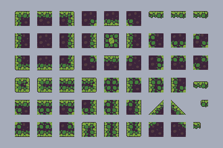 Platformer Tileset Pixel Art by Free Game Assets (GUI, Sprite, Tilesets)